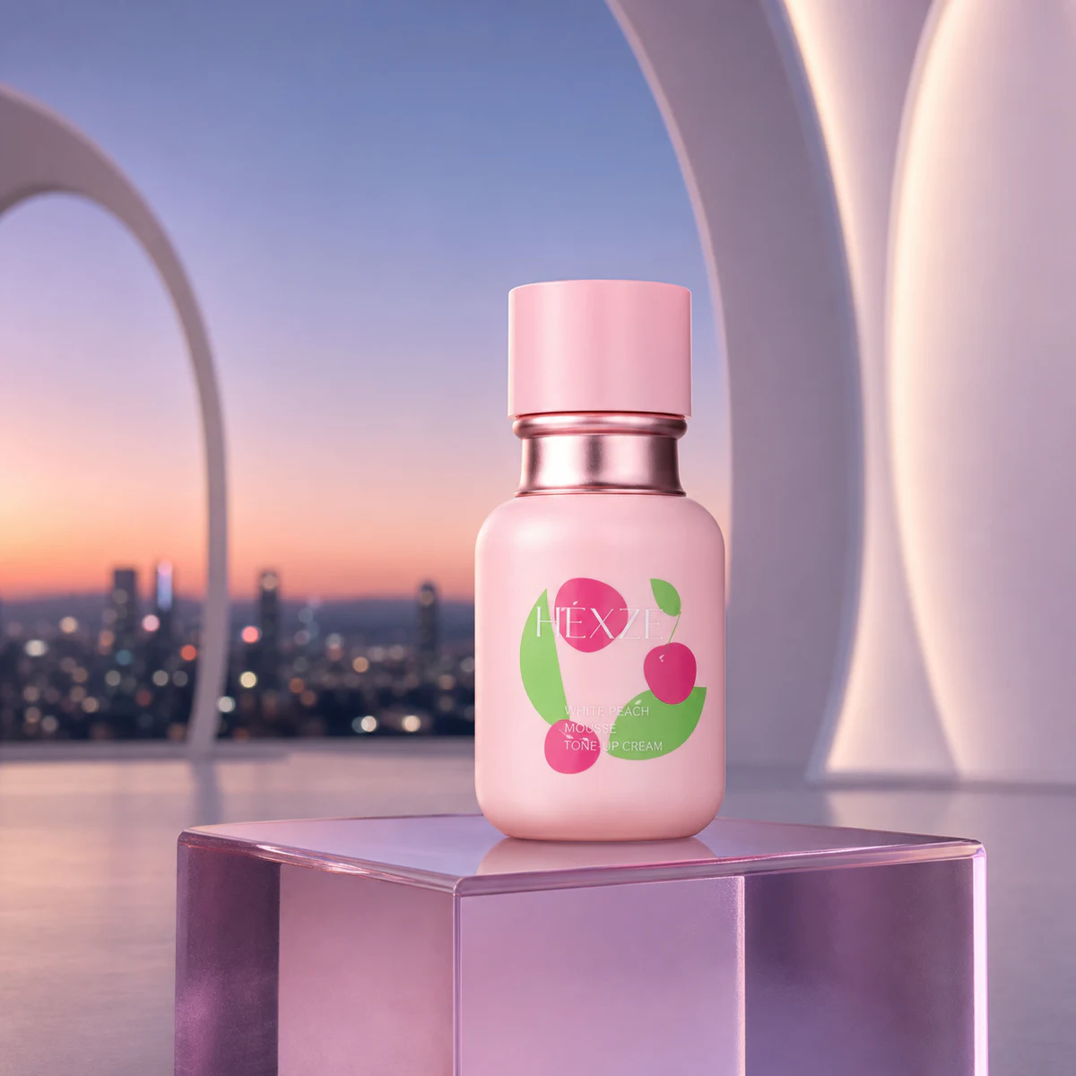 White Peach Mousse Tone-Up Cream