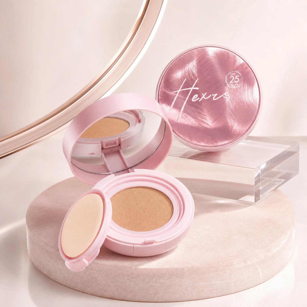 Dual-Finish Sun Cushion